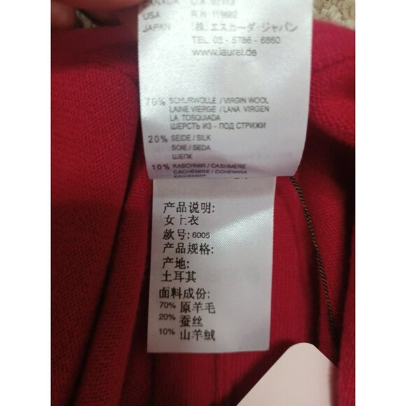 Laurel Poncho Sweater Wool Silk NWT - Picture 5 of 5